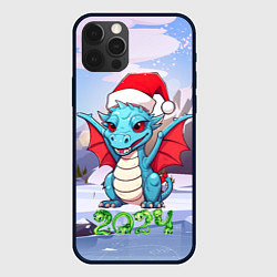Чехол iPhone 12 Pro Max Символ года дракон 2024