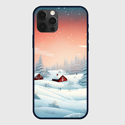 Чехол iPhone 12 Pro Max Погружение в зимнюю атмосферу