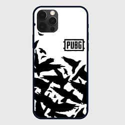 Чехол iPhone 12 Pro Max PUBG black birds