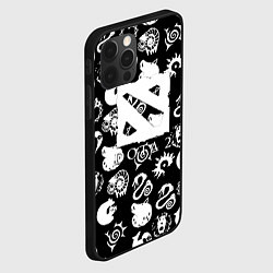 Чехол для iPhone 12 Pro Max Dota valve black, цвет: 3D-черный — фото 2
