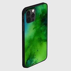 Чехол для iPhone 12 Pro Max Акварелика, цвет: 3D-черный — фото 2