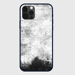 Чехол для iPhone 12 Pro Max Абстракция - black and white spot, цвет: 3D-черный