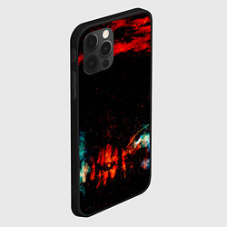 Чехол для iPhone 12 Pro Max Красные облака, цвет: 3D-черный — фото 2