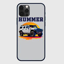 Чехол iPhone 12 Pro Max Нейросеть - Hummer рисунок