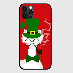Чехол iPhone 12 Pro Max Лама - альпака в день Патрика