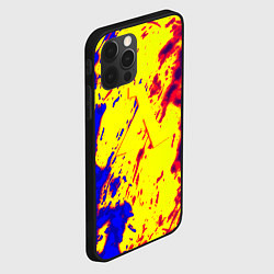 Чехол для iPhone 12 Pro Max Half life toxic yellow fire, цвет: 3D-черный — фото 2