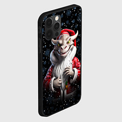 Чехол для iPhone 12 Pro Max Santa dragon, цвет: 3D-черный — фото 2