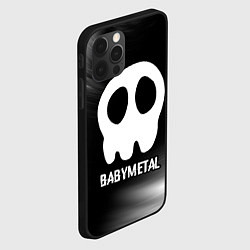 Чехол для iPhone 12 Pro Max Babymetal glitch на темном фоне, цвет: 3D-черный — фото 2