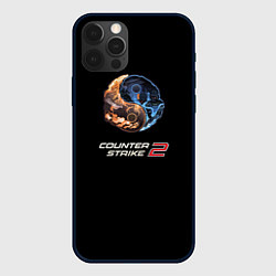 Чехол для iPhone 12 Pro Max CS2 идеальный баланс, цвет: 3D-черный
