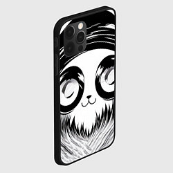 Чехол для iPhone 12 Pro Max Анимэ котик, цвет: 3D-черный — фото 2