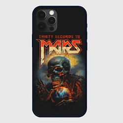 Чехол iPhone 12 Pro Max Thirty seconds to mars skull