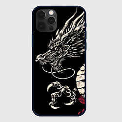 Чехол iPhone 12 Pro Max Japanese dragon - irezumi - art