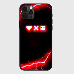 Чехол iPhone 12 Pro Max Love death robots storm