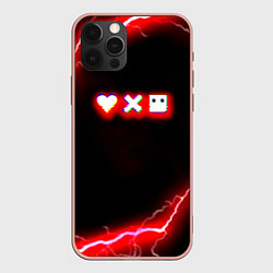 Чехол iPhone 12 Pro Max Love death robots storm
