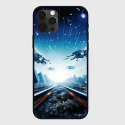 Чехол для iPhone 12 Pro Max Космическая абстракция, цвет: 3D-черный