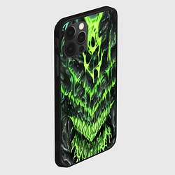 Чехол для iPhone 12 Pro Max Green slime, цвет: 3D-черный — фото 2