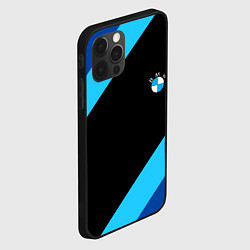 Чехол для iPhone 12 Pro Max BMW line, цвет: 3D-черный — фото 2