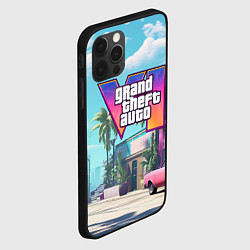 Чехол для iPhone 12 Pro Max GTA 6 Vice city, цвет: 3D-черный — фото 2