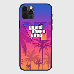 Чехол для iPhone 12 Pro Max GTA 6 official, цвет: 3D-черный