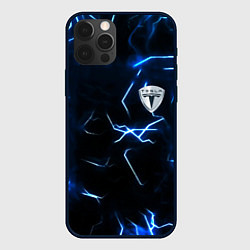 Чехол для iPhone 12 Pro Max Tesla storm, цвет: 3D-черный