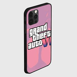 Чехол для iPhone 12 Pro Max GTA 6 pink, цвет: 3D-черный — фото 2