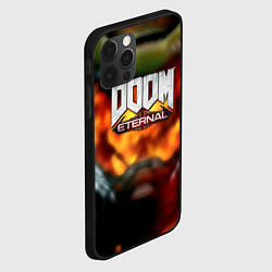 Чехол для iPhone 12 Pro Max Doom eternal games, цвет: 3D-черный — фото 2