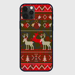 Чехол iPhone 12 Pro Max Рождественский орнамент