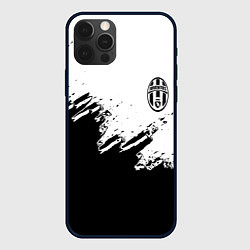 Чехол iPhone 12 Pro Max Juventus black sport texture