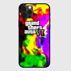 Чехол iPhone 12 Pro Max Gta6 неоновый огонь вайстити