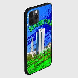 Чехол для iPhone 12 Pro Max Зеленоград, цвет: 3D-черный — фото 2