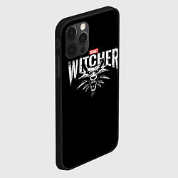 Чехол для iPhone 12 Pro Max Geralt the Witcher, цвет: 3D-черный — фото 2