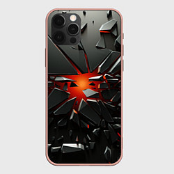 Чехол iPhone 12 Pro Max Взрыв и черные камни