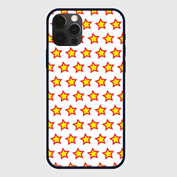 Чехол для iPhone 12 Pro Max Звезды защитника, цвет: 3D-черный
