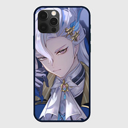 Чехол для iPhone 12 Pro Max Genshin Impact Neuvillette, цвет: 3D-черный