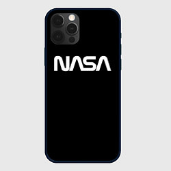 Чехол iPhone 12 Pro Max NASA space logo