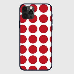 Чехол iPhone 12 Pro Max Красные круги