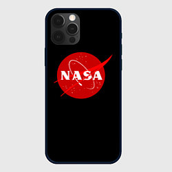 Чехол iPhone 12 Pro Max NASA redlogo space usa