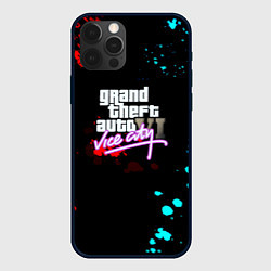 Чехол iPhone 12 Pro Max GTA vice city неоновые краски вайсити