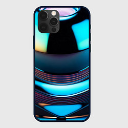 Чехол для iPhone 12 Pro Max Шар с отражениями, цвет: 3D-черный