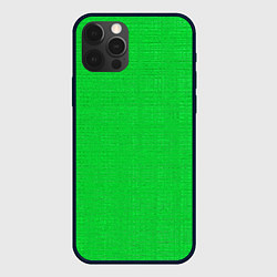 Чехол для iPhone 12 Pro Max Салатовая текстура, цвет: 3D-черный