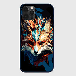 Чехол для iPhone 12 Pro Max Живописный лис, цвет: 3D-черный