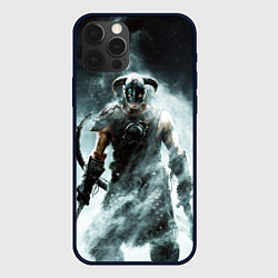 Чехол для iPhone 12 Pro Max Skyrim - Dovahkiin, цвет: 3D-черный