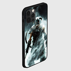 Чехол для iPhone 12 Pro Max Skyrim - Dovahkiin, цвет: 3D-черный — фото 2