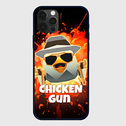 Чехол для iPhone 12 Pro Max Чикен Ган - взрыв, цвет: 3D-черный