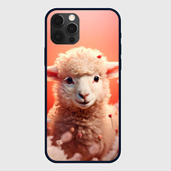 Чехол для iPhone 12 Pro Max Милая влюбленная овечка, цвет: 3D-черный