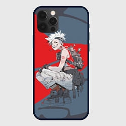 Чехол для iPhone 12 Pro Max Боевая девушка на приседе, цвет: 3D-черный