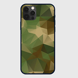 Чехол iPhone 12 Pro Max Камуфляжный геометрический паттерн