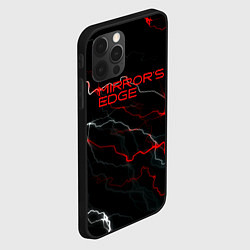 Чехол для iPhone 12 Pro Max Mirrors edge молнии, цвет: 3D-черный — фото 2