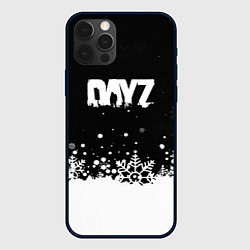Чехол для iPhone 12 Pro Max Dayz снежинки, цвет: 3D-черный