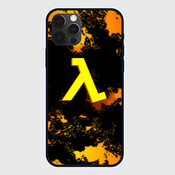 Чехол iPhone 12 Pro Max Half life текстура блэк меса